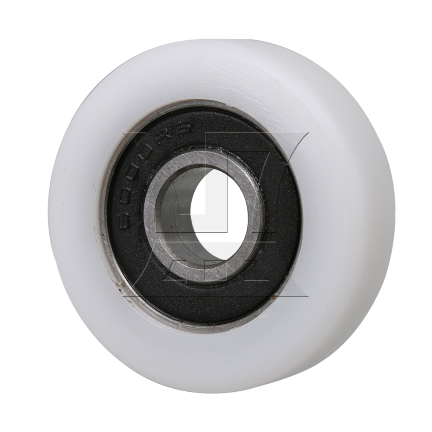 BQLZR White 36mm ID 6000ZZ Flat Plastic Coated Guide Bearing Pulley for Door