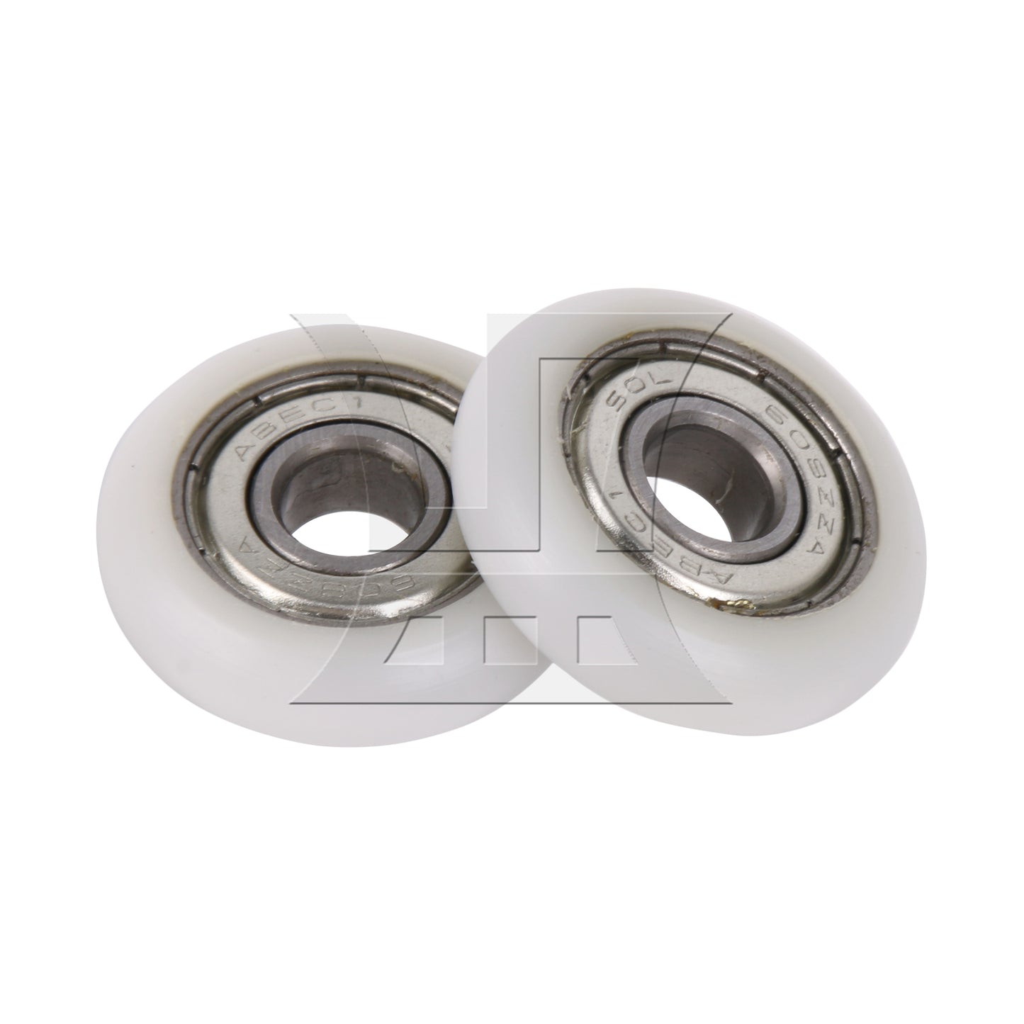 BQLZR White Ball Bearing Guide Pulley Roller Round Wheel 8x30x8.5mm for Window