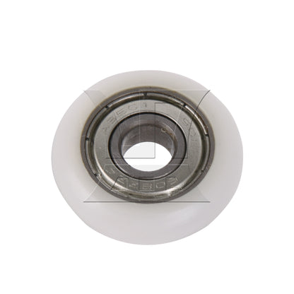 BQLZR White Ball Bearing Guide Pulley Roller Round Wheel 8x30x8.5mm for Window