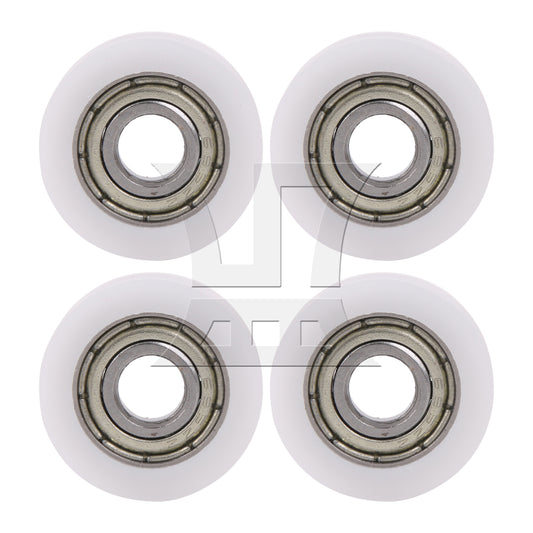 BQLZR  1.5mm Deep 695ZZ U-type Groove Pulley Rail Ball Bearing Wheel 18x5x6mm