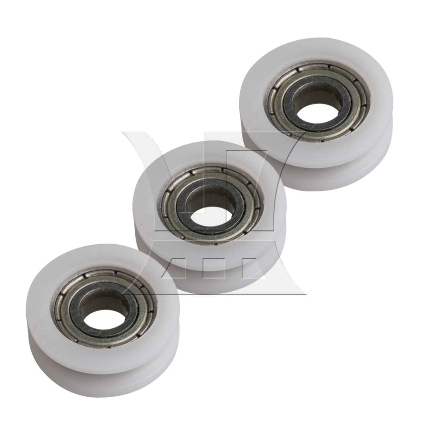 BQLZR  1.5mm Deep 695ZZ U-type Groove Pulley Rail Ball Bearing Wheel 18x5x6mm