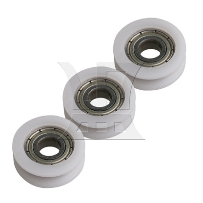 BQLZR  1.5mm Deep 695ZZ U-type Groove Pulley Rail Ball Bearing Wheel 18x5x6mm