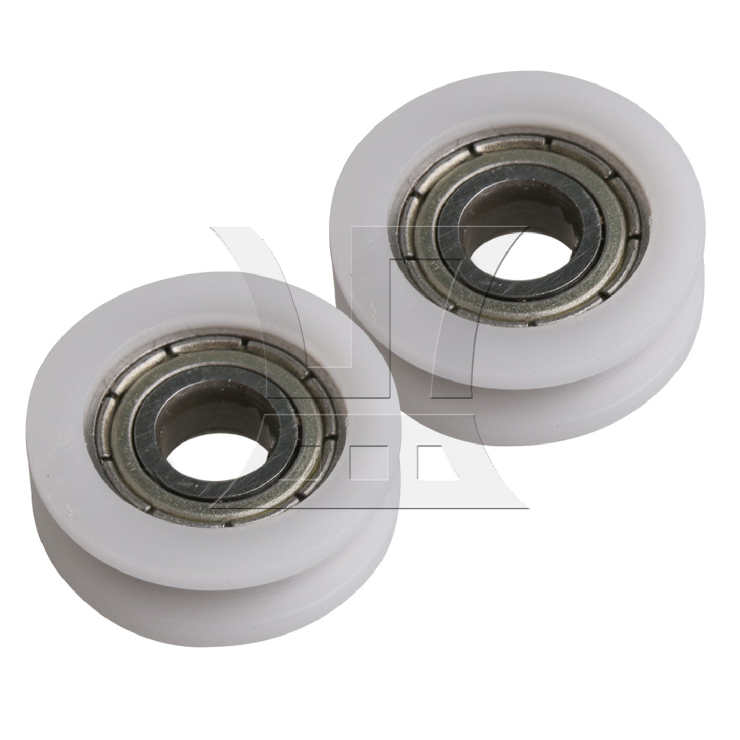 BQLZR  1.5mm Deep 695ZZ U-type Groove Pulley Rail Ball Bearing Wheel 18x5x6mm