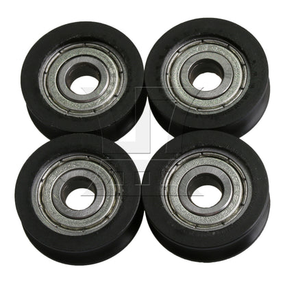 BQLZR  Dee1.3mm p 625ZZ U-Type Groove Pulley Rail Ball Bearing Wheel 20x5x7mm