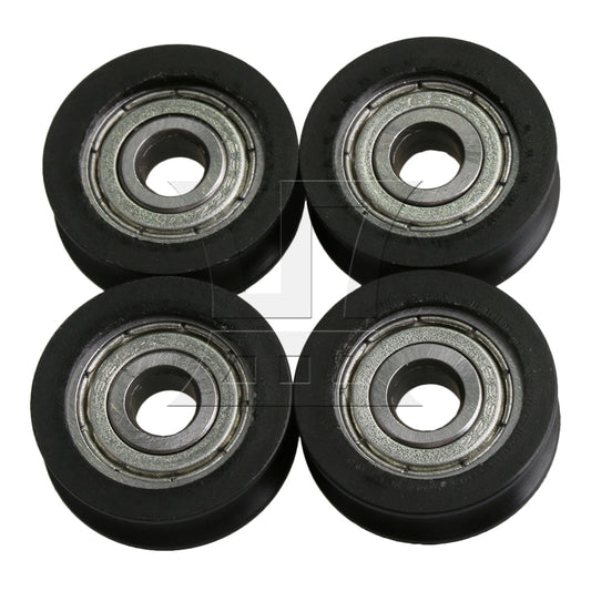 BQLZR  Dee1.3mm p 625ZZ U-Type Groove Pulley Rail Ball Bearing Wheel 20x5x7mm