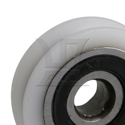 BQLZR 21x5x6mm Pulley WBearing Round U-Type Groove Replaceable for Door Window