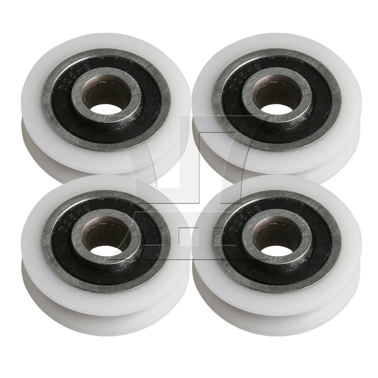BQLZR 21x5x6mm Pulley WBearing Round U-Type Groove Replaceable for Door Window