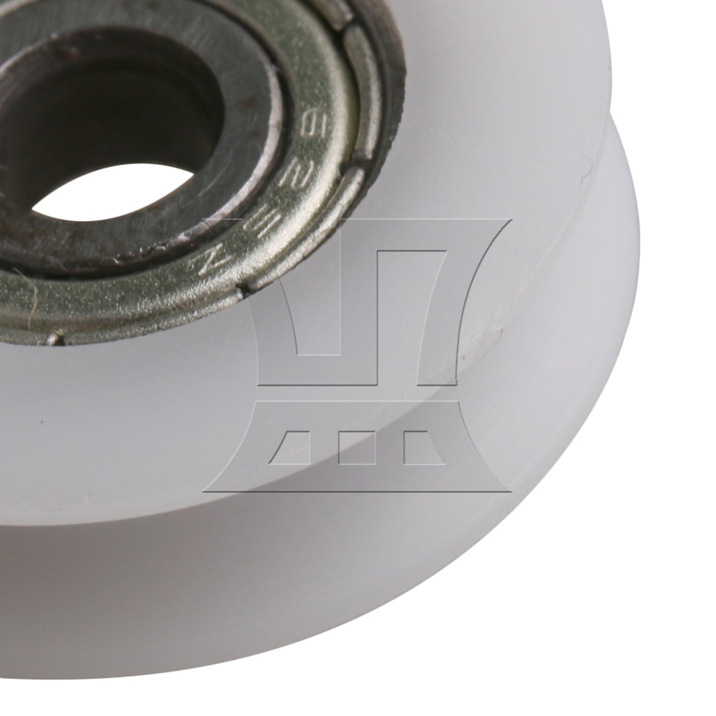 BQLZR 4Piece 2.1mm Deep 625ZZ U-type Groove Guide Pulley Ball Bearing Wheel 24x5x7mm