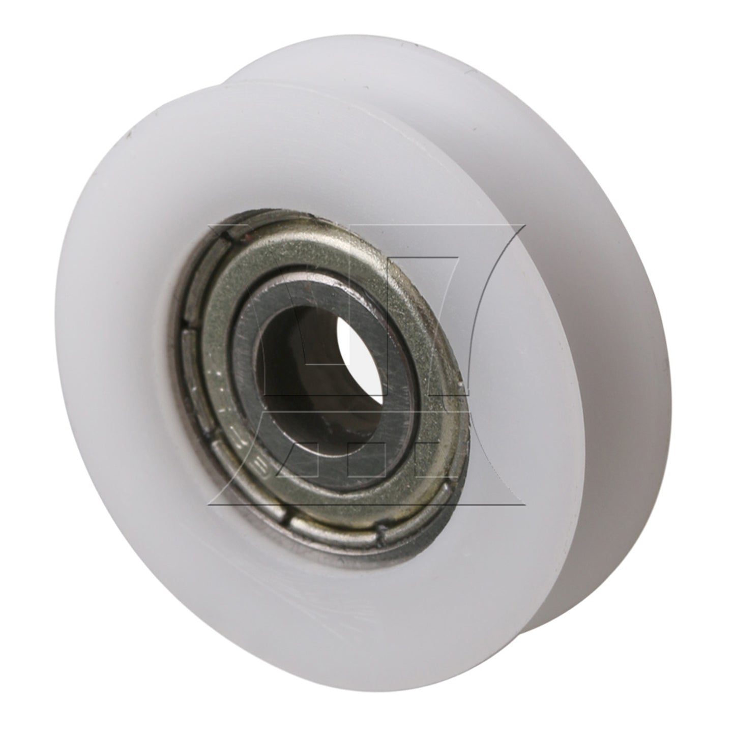 BQLZR 4Piece 2.1mm Deep 625ZZ U-type Groove Guide Pulley Ball Bearing Wheel 24x5x7mm