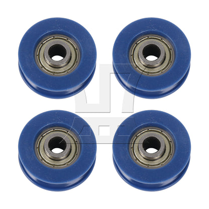 BQLZR 3mm Deep 625ZZ Guide Pulley Bearing Wheel 25.5x5x8.8mm