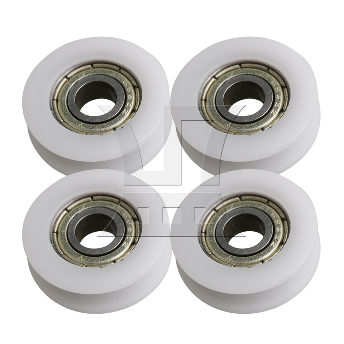 BQLZR 1.8mm Deep 696ZZ U-type Groove Guide Pulley Ball Bearing Wheel 22x6x7mm