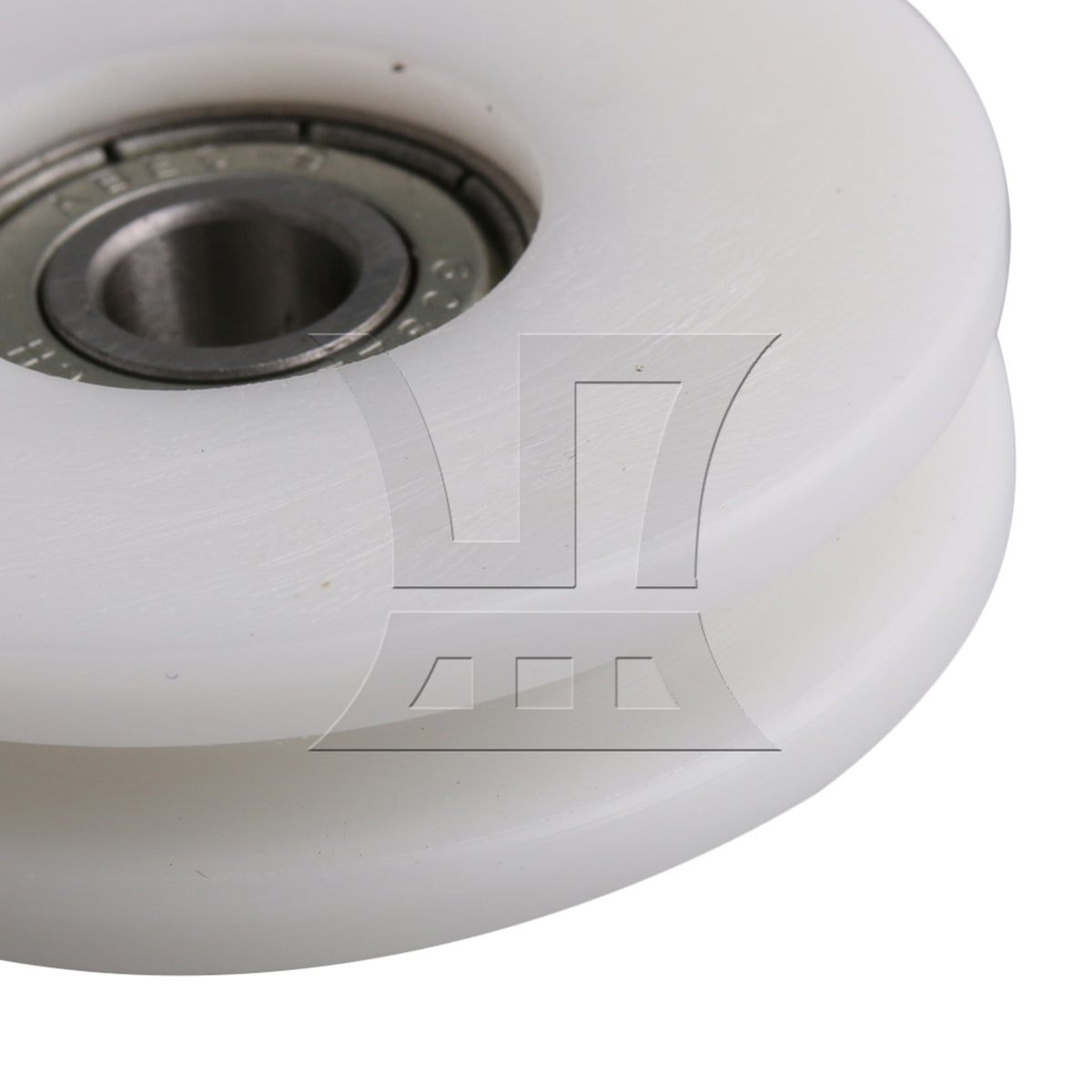 BQLZR 4x Bearing U-Type Shape Pulleys Groove 0.5cm Width Hole Dia 8mm 608ZZ Window