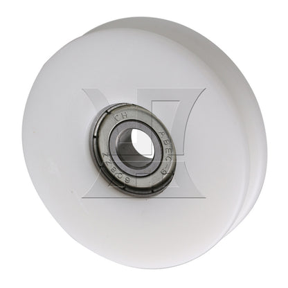BQLZR 4x Bearing U-Type Shape Pulleys Groove 0.5cm Width Hole Dia 8mm 608ZZ Window