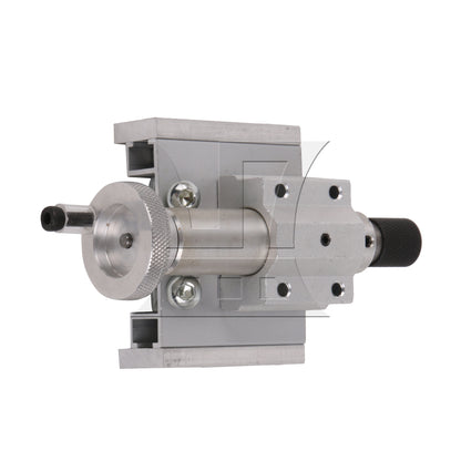 BQLZR Silver Metal Micro Lathe Machines Adjustable Tailstock Punching Tool