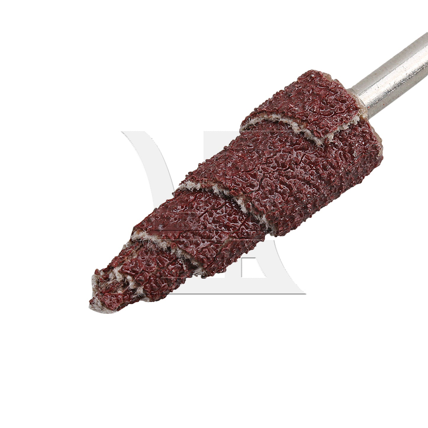 BQLZR Shank Dia 3mm Cone Deburring Flap Sanding Polishing Wheel 80 Grit