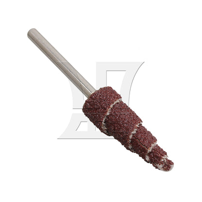 BQLZR Shank Dia 3mm Cone Deburring Flap Sanding Polishing Wheel 80 Grit