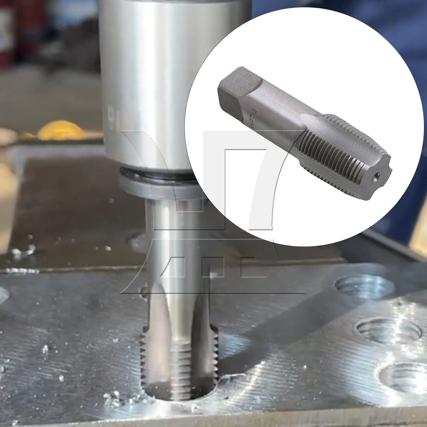 BQLZR Carbon Steel 3/4 Inch NPT Thread Pipe Taps for Rusted Thread