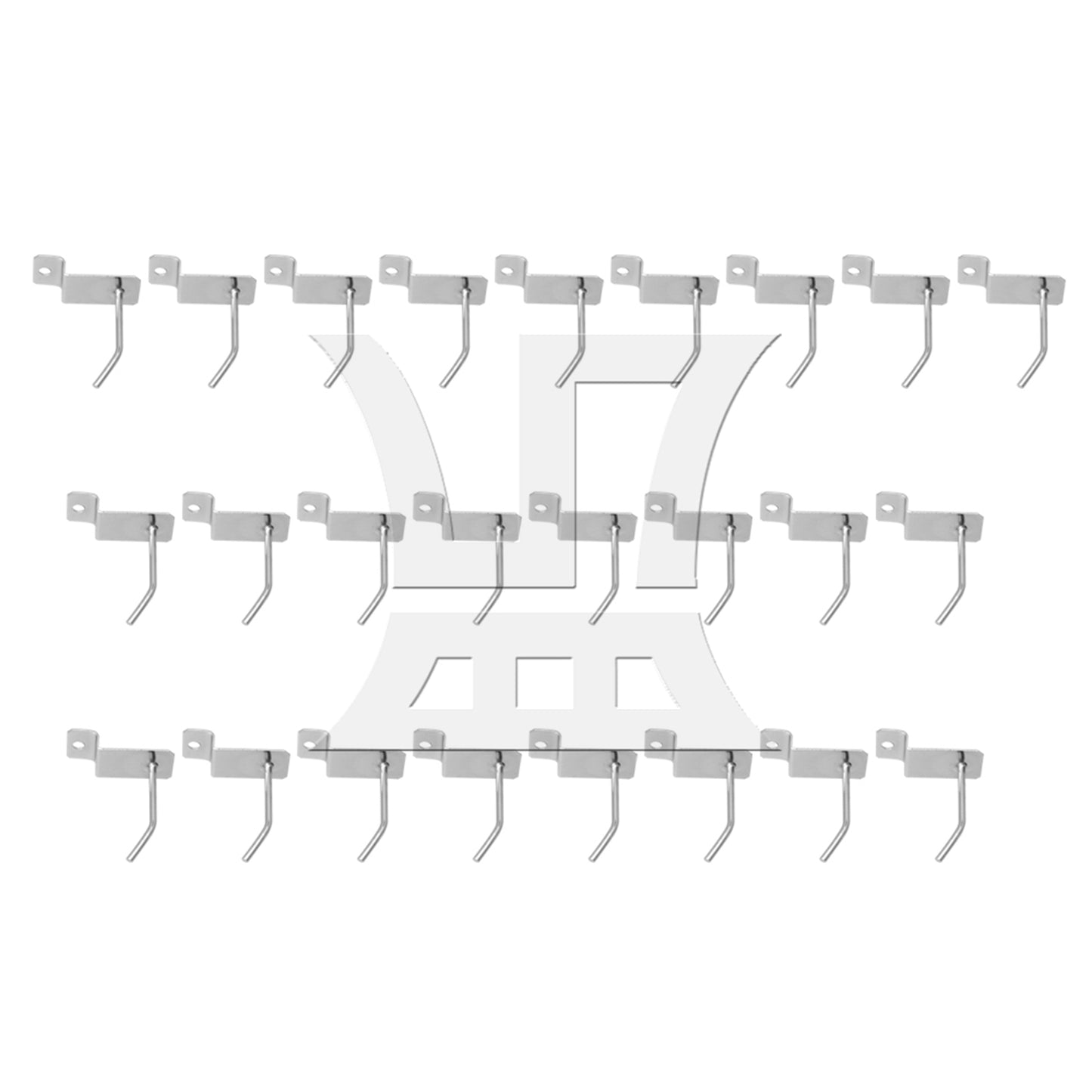 BQLZR Slatwall Fitting Prong Hanger 5cm Length Shop Display Accessory