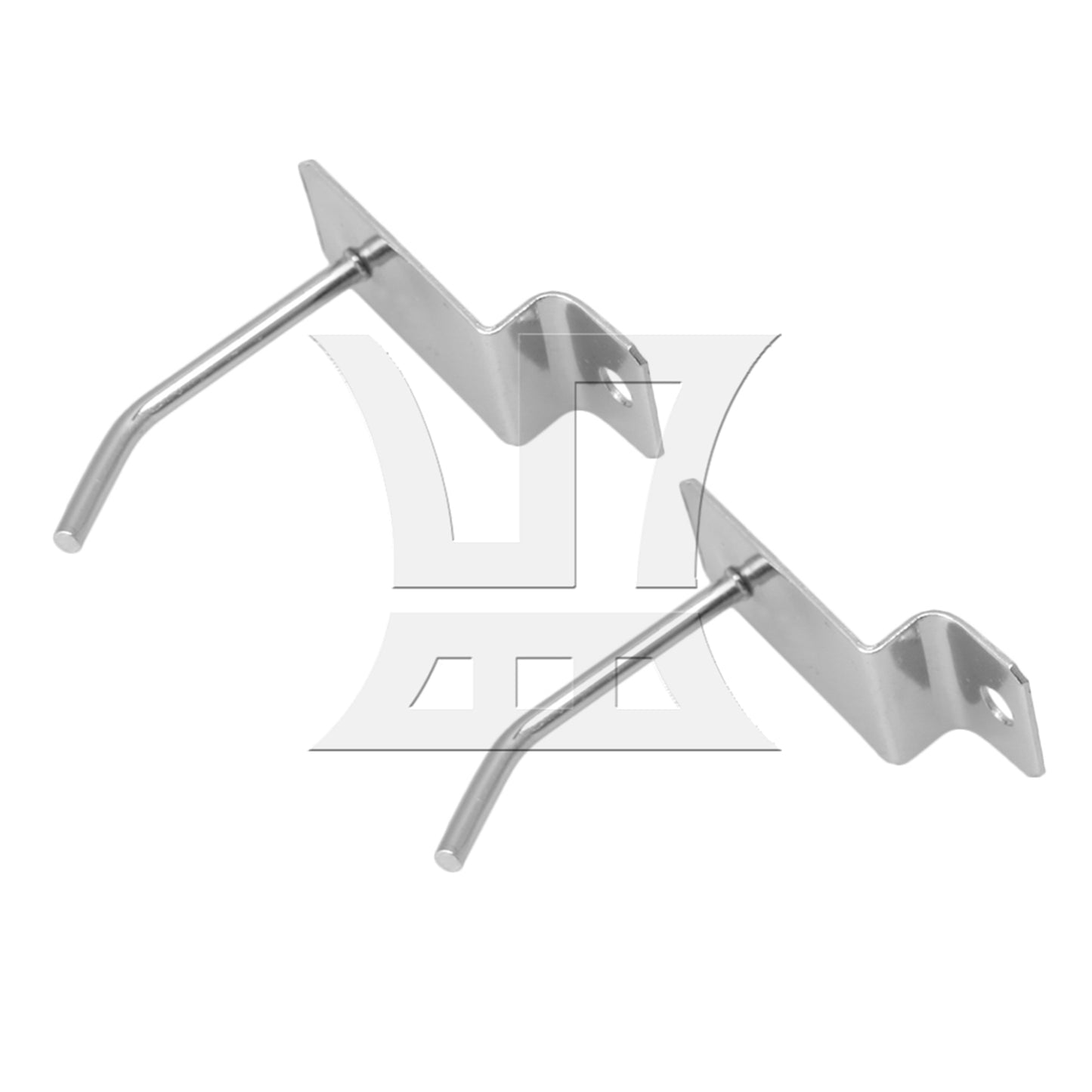 BQLZR Slatwall Fitting Prong Hanger 5cm Length Shop Display Accessory