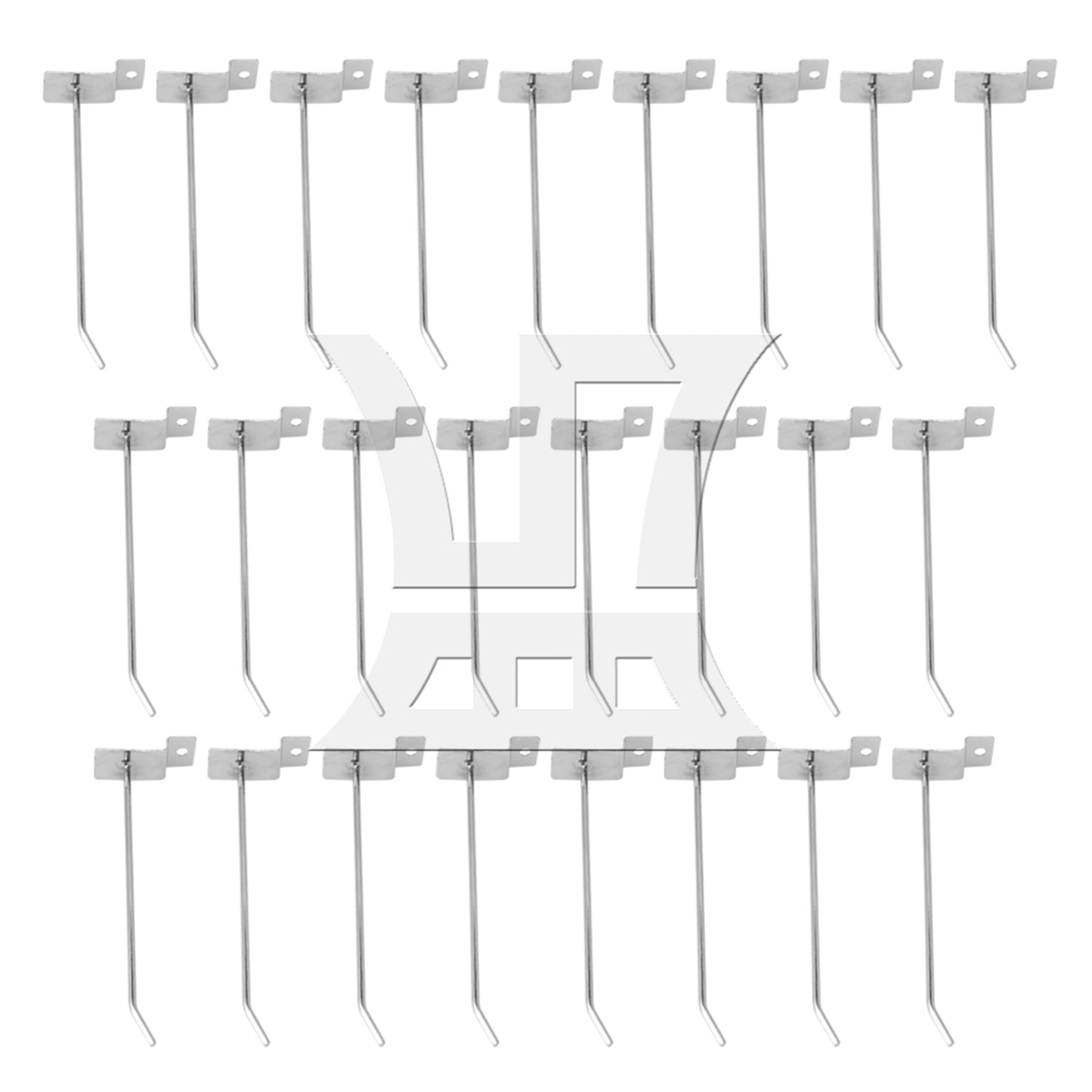 BQLZR Slatwall Single Hook Pin Arm Shop Display Fitting Prong Hanger 15cm Length