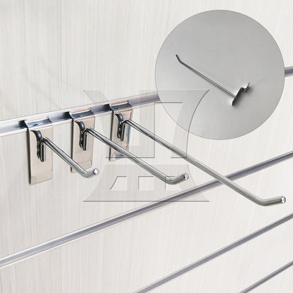 BQLZR Slatwall Single Hook Pin Arm Shop Display Fitting Prong Hanger 15cm Length