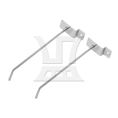 BQLZR Slatwall Single Hook Pin Arm Shop Display Fitting Prong Hanger 15cm Length