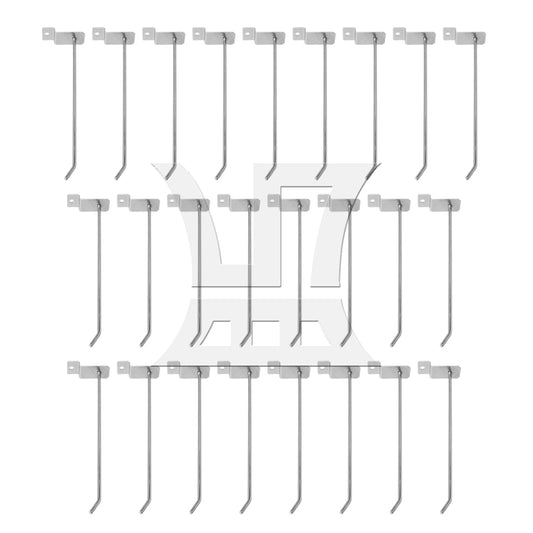BQLZR Pieces Slatwall Fitting Prong Hanging Hanger 20cm L Shop Goods Display