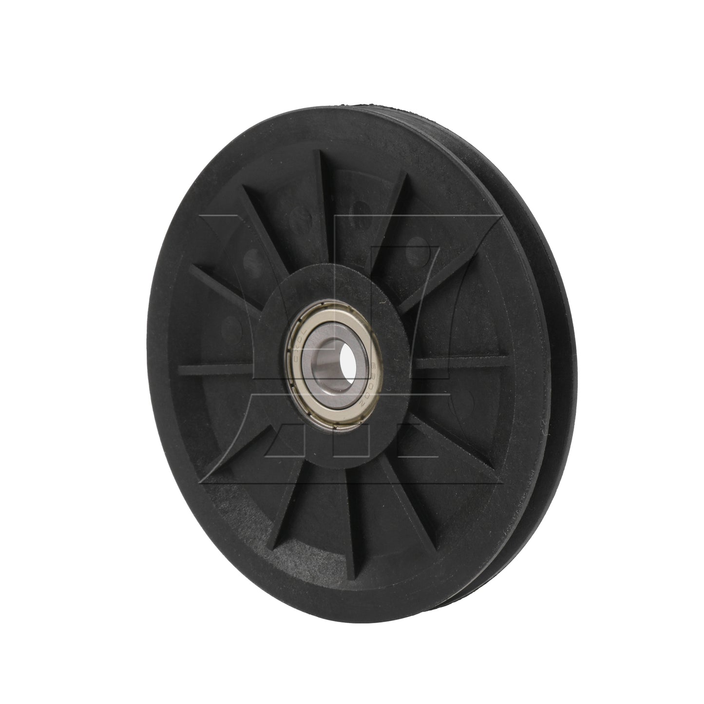BQLZR 10cm Black Nylor Bearing Steel Cable Pulley Bearing Pulley for Gym Equipment