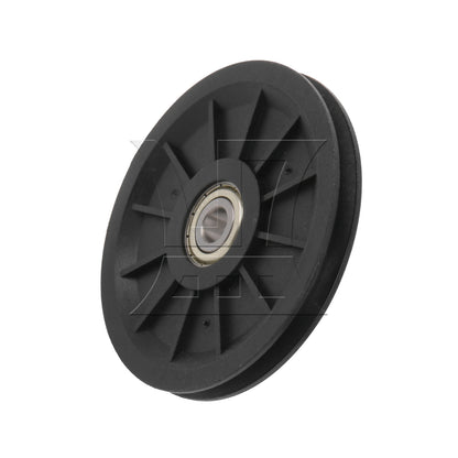 BQLZR 10cm Black Nylor Bearing Steel Cable Pulley Bearing Pulley for Gym Equipment
