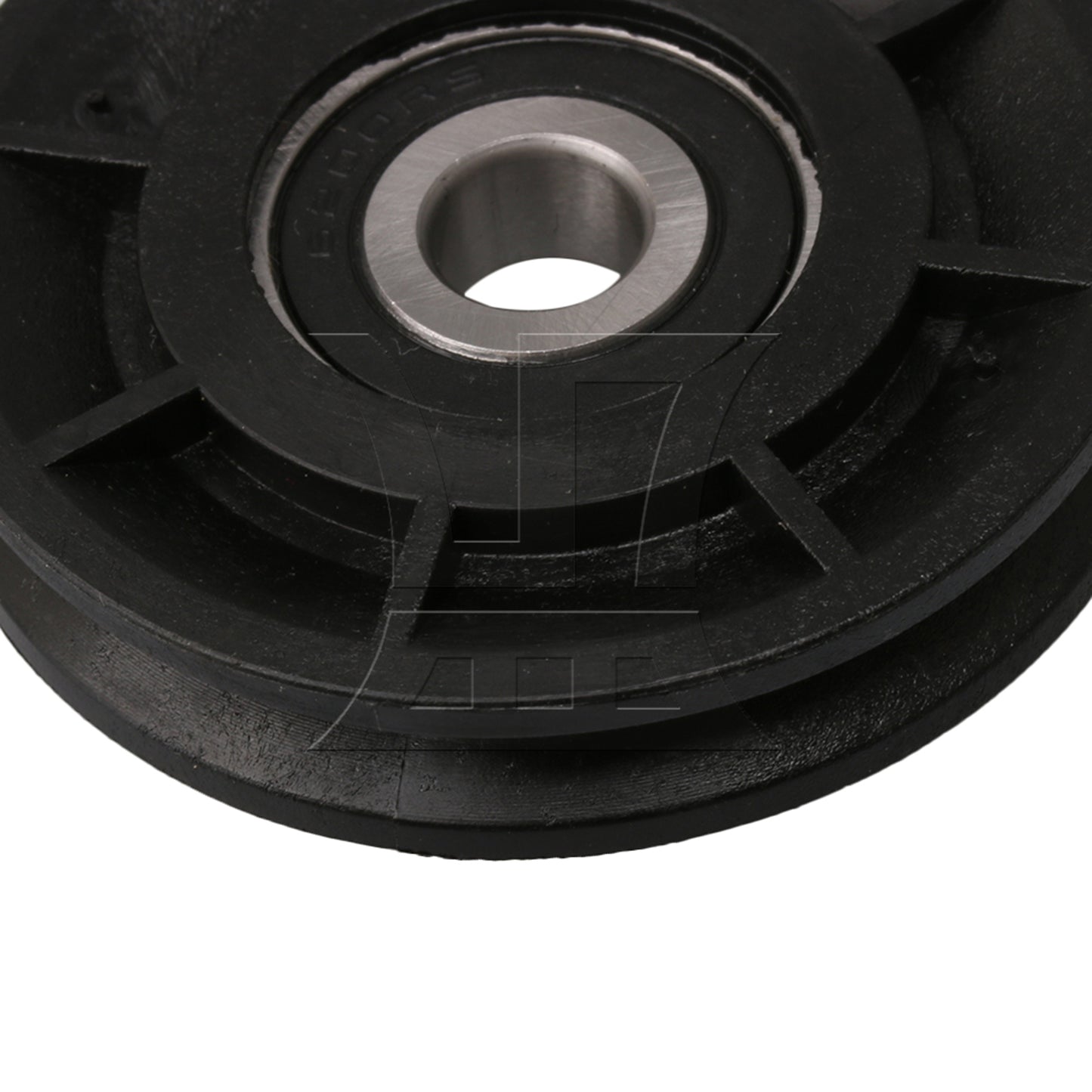 BQLZR 6cm Black Nylon Cable Pulley Bearing Pulley 6x3.5mm Groove for Gym Equipment