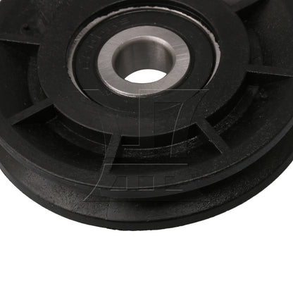 BQLZR 6cm Black Nylon Cable Pulley Bearing Pulley 6x3.5mm Groove for Gym Equipment