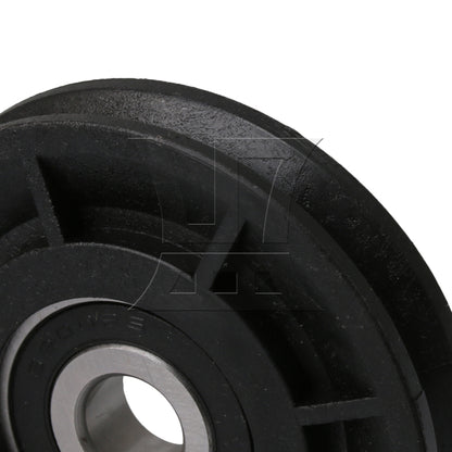BQLZR 6cm Black Nylon Cable Pulley Bearing Pulley 6x3.5mm Groove for Gym Equipment