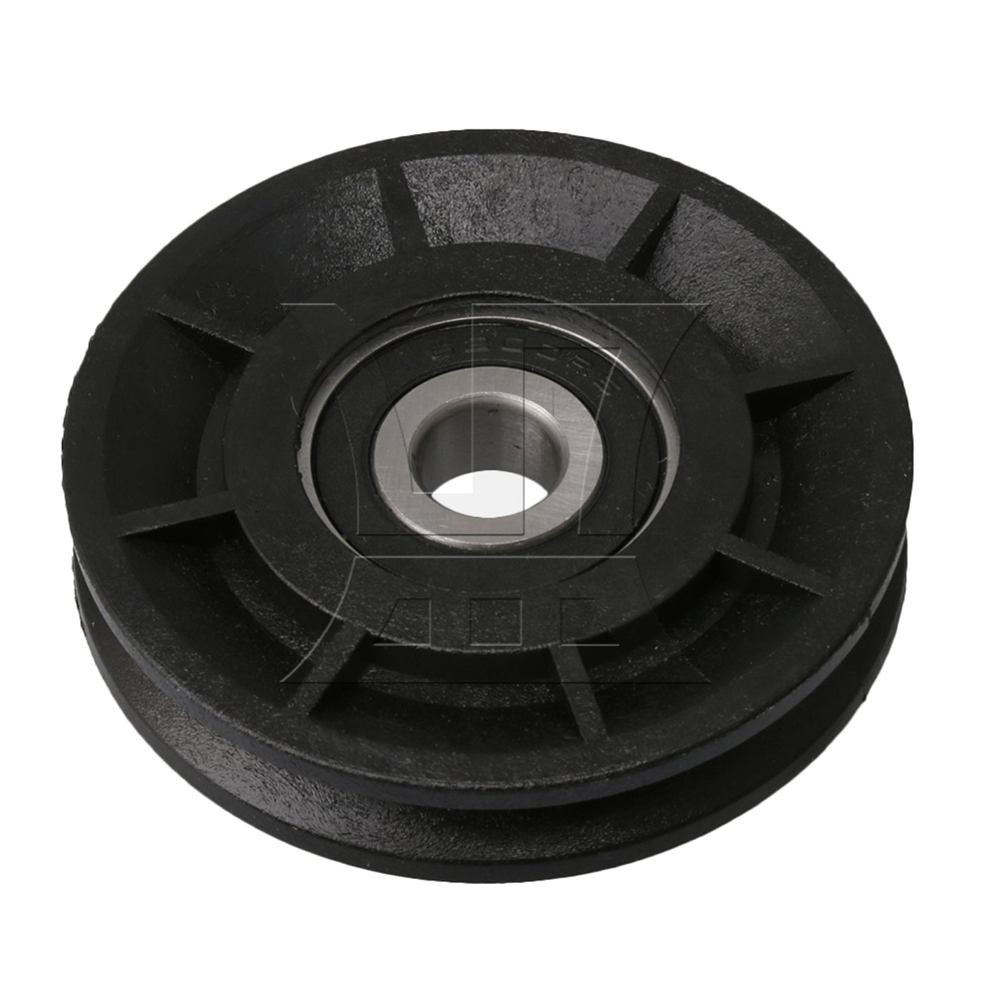 BQLZR 6cm Black Nylon Cable Pulley Bearing Pulley 6x3.5mm Groove for Gym Equipment
