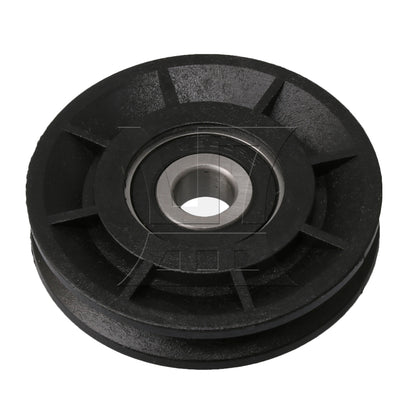 BQLZR 6cm Black Nylon Cable Pulley Bearing Pulley 6x3.5mm Groove for Gym Equipment