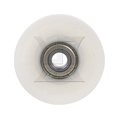 BQLZR 70x14mm Garage Door Nylon Cable Pulley Groove Bearing Idler Wheel Beige