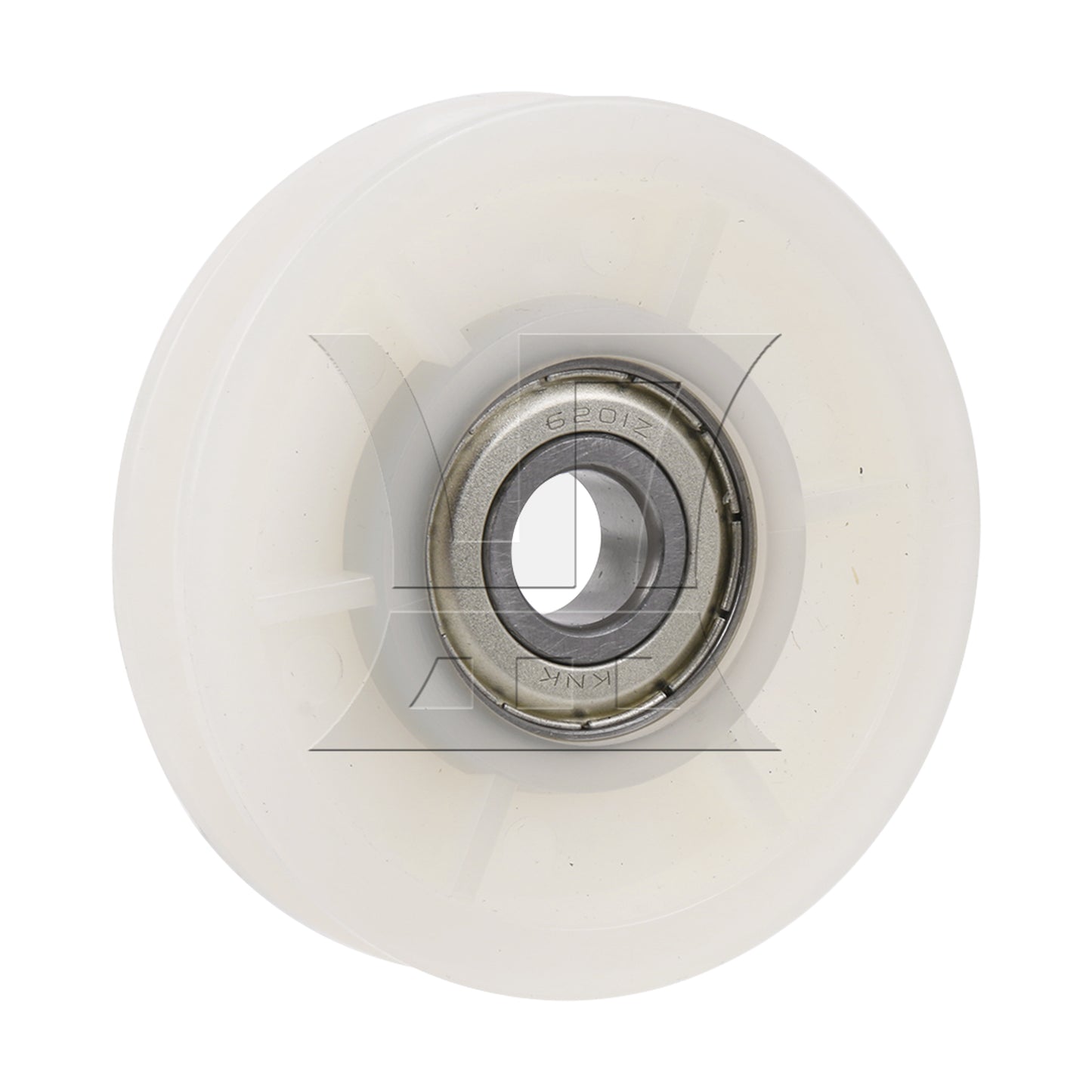 BQLZR 70x14mm Garage Door Nylon Cable Pulley Groove Bearing Idler Wheel Beige