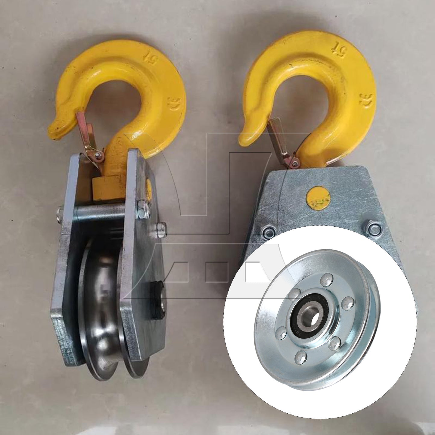 BQLZR 73x10x11mm Silver V Shape Iron Bearing Steel Cable Wheel Bearing Pulley 215KG
