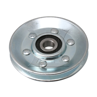 BQLZR 73x10x11mm Silver V Shape Iron Bearing Steel Cable Wheel Bearing Pulley 215KG
