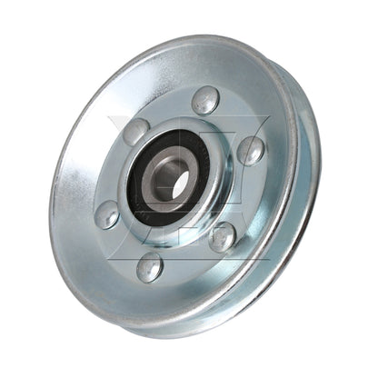 BQLZR 73x10x11mm Silver V Shape Iron Bearing Steel Cable Wheel Bearing Pulley 215KG