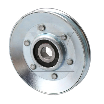 BQLZR 73x10x11mm Silver V Shape Iron Bearing Steel Cable Wheel Bearing Pulley 215KG
