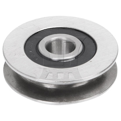 BQLZR 50x13mm Titanium U Shape Iron Bearing Steel Cable Wheel Bearing Idler Pulley