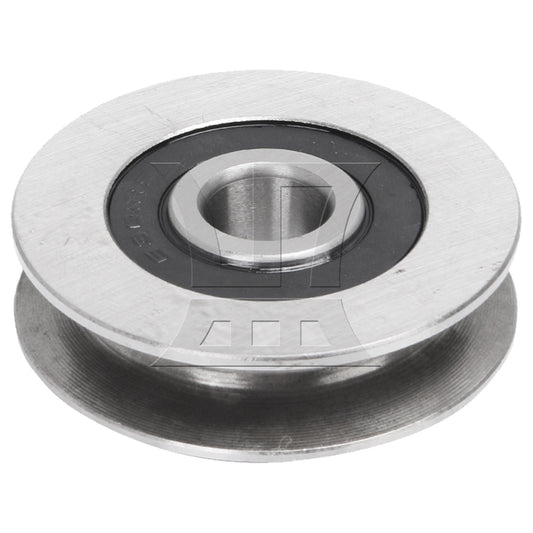 BQLZR 50x13mm Titanium U Shape Iron Bearing Steel Cable Wheel Bearing Idler Pulley