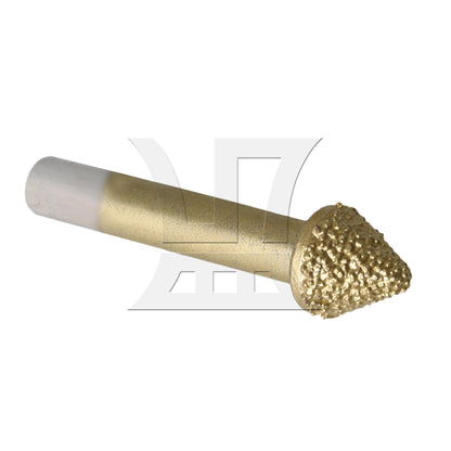 BQLZR Brazed 60 Degree Head CNC Router Bit Tools Rotary Burrs 4.0x0.6cm