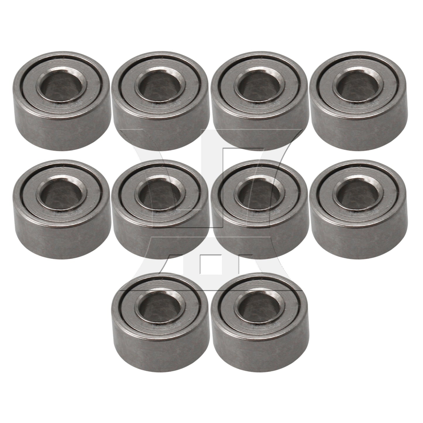 BQLZR  Bearing Steel Metal Miniature Micro Ball Bearing MR52ZZ Pack of 10