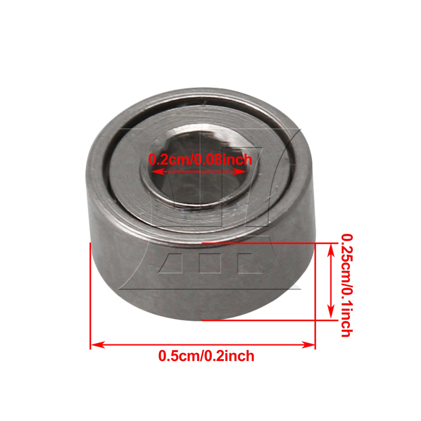BQLZR  Bearing Steel Metal Miniature Micro Ball Bearing MR52ZZ Pack of 10