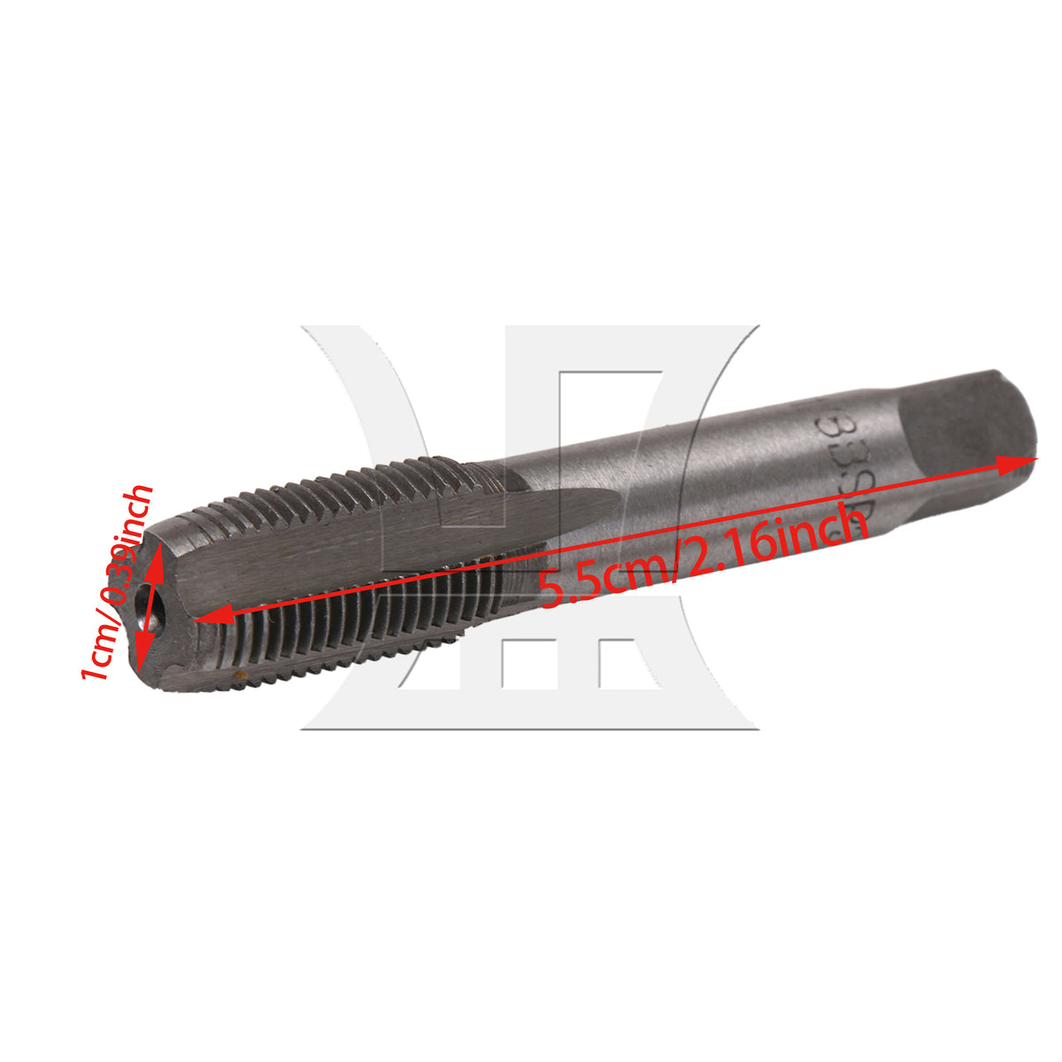 BQLZR Bearing Steel 1/8 BSP Hand Tap Machine Taper Drill Bit Tool for Pipe Thread
