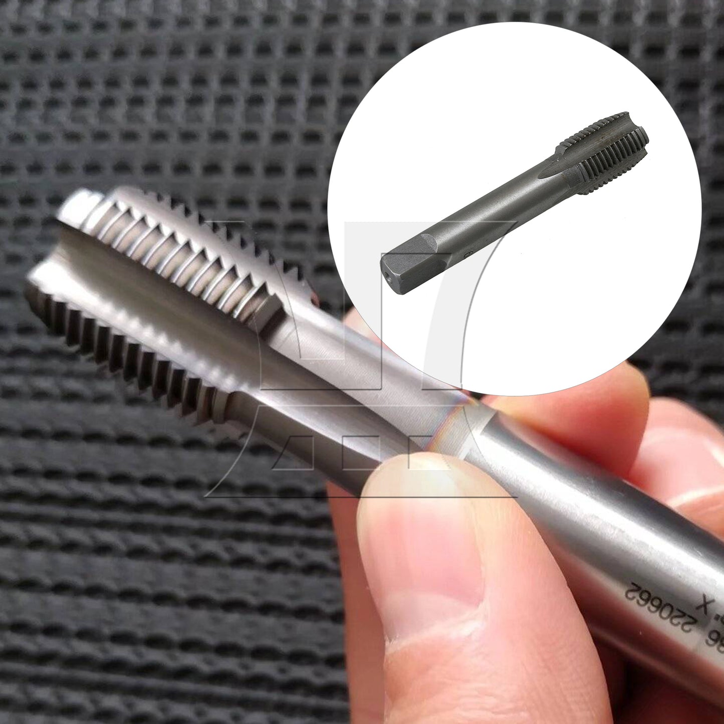 BQLZR Silver 1/4 BSP Bearing Steel Tap Machine Taper Drill Bit Tool for Pipe Thread