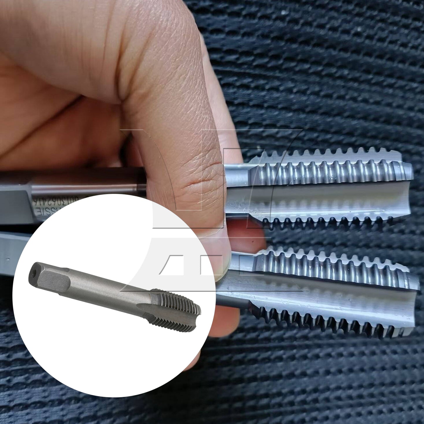 BQLZR Silver 1/4 BSP Bearing Steel Tap Machine Taper Drill Bit Tool for Pipe Thread