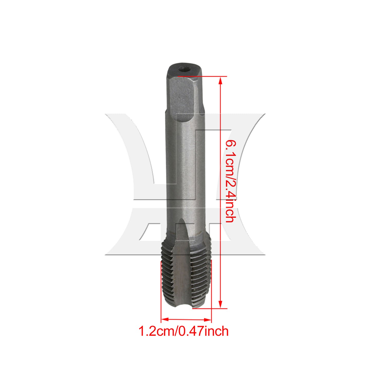 BQLZR Silver 1/4 BSP Bearing Steel Tap Machine Taper Drill Bit Tool for Pipe Thread