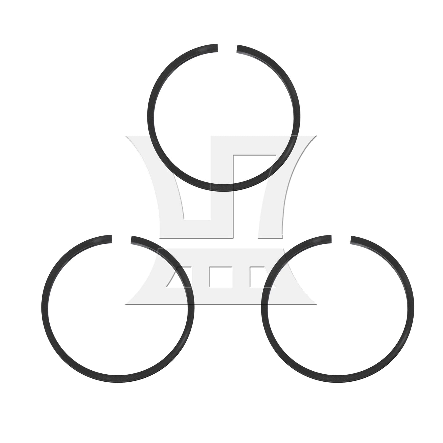 BQLZR 51 Plunger Parts for Air Compressor with Plunger Rings Pin and Circlips Metal